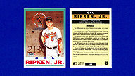 1992 Fleer #711 Cal RIPKEN JR Ironman