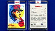 2021 Topps Project70 #115 Babe RUTH {Artist: Brittney PALMER} {1963 Design}