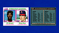 1980 Topps #206 J.R. RICHARD Nolan RYAN Strikeout Leaders