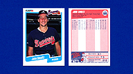 1990 Fleer #595 John SMOLTZ