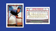 1992 Topps #245 John SMOLTZ Gold Winner