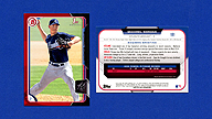 2015 Bowman Draft #181 Mike SOROKA [1st Bowman] Asia Market Red & Black