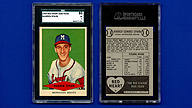 1954 Red Heart Dog Food [#] Warren SPAHN [SGC 60 5 EX 8333171-015]