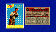 1958 Topps #494 Warren SPAHN Sport Magazine All-Star