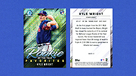 2019 Bowman Chrome #ROYF-7 Kyle WRIGHT Rookie Of The Year Favorites Mojo Refractor {RC}