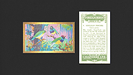 1926 Cavanders Foreign Birds #9 Gouldian Finches