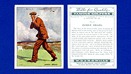 1930 Wills's Cigarettes #1 James BRAID Famous Golfers