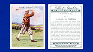 1930 Wills's Cigarettes #6 Harold GILLIES Famous Golfers