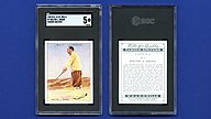 1930 Wills's Cigarettes #7 Walter HAGEN Famous Golfers {SGC 5 EX 4825407}