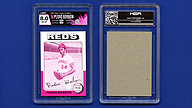 1975 Topps Proof {#157} Pedro BORBON {PROOF Magenta-Black}