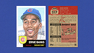 2019 Topps Living #217 Ernie BANKS [/5406] [Artist: Mayumi SETO]