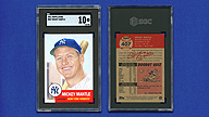 2021 Topps Living #407 Mickey MANTLE [/14028] [Artist: Mayumi SETO] [SGC 10 Gem Mint 4819980]