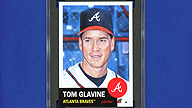 2023 Topps Living #589 Tom GLAVINE [/2389] [Artist: Jared KELLEY] [SGC 10 Gem Mint 3330618]