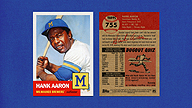 2024 Topps Living #755 Hank AARON [/4956] [Artist: Jared KELLEY]