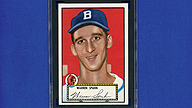 1952 Topps #33 Warren SPAHN Black Back [SGC 5.5 EX+ 1287514-020]