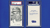 1953-1955 Spic & Span Photocards [#] Billy BRUTON [PSA 4 VG-EX 82401618]