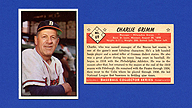 1953 Bowman Color #69 Charlie GRIMM