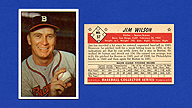 1953 Bowman Color #37 Jim WILSON