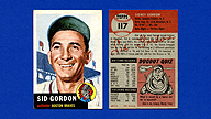 1953 Topps #117 Sid GORDON