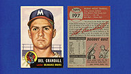 1953 Topps #197 Del CRANDALL