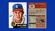 1953 Topps #91 Ebba ST CLAIRE