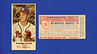 1954 Johnston Cookies #21 Warren SPAHN