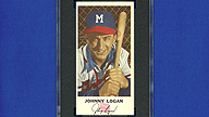 1954 Johnston Cookies #23 Johnny LOGAN [SGC 5 EX 7239195]