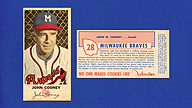 1954 Johnston Cookies #28 John COONEY