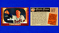 1955 Bowman #298 Charlie GRIMM