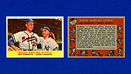 1958 Topps #289 Lew BURDETTE Bobby SHANTZ Series Hurling Rivals