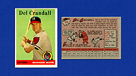 1958 Topps #390 Del CRANDALL