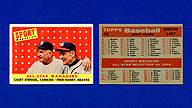 1958 Topps #475 Casey STENGEL Fred HANEY Sport Magazine All-Star Managers