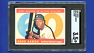 1960 Topps #566 Hank AARON [Sport Magazine All-Star] [SGC 3.5 VG+ 9393483]