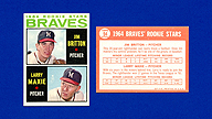 1964 Topps #94 Jim BRITTON Larry MAXIE Braves Rookie Stars