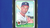 1965 Topps #500 Ed MATHEWS [SGC 6 EX-NM 6558283]