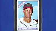 1966 Topps #200 Ed MATHEWS [UER] [SGC 7 NM 0436897]