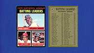 1971 Topps #62 Rico CARTY Joe TORRE Manny SANGUILLEN N.L. Batting Leaders