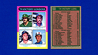 1975 Topps #310 Jim HUNTER Fergie JENKINS Andy MESSERSMITH Phil NIEKRO Victory Leaders