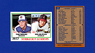 1978 Topps #206 Phil NIEKRO Nolan RYAN Strikeout Leaders