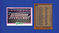 1978 Topps #551 Braves Team Checklist