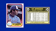 1981 Fleer #245 Jeff BURROUGHS