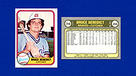 1981 Fleer #248 Bruce BENEDICT