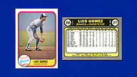 1981 Fleer #253 Luis GOMEZ