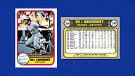 1981 Fleer #254 Bill NAHORODNY