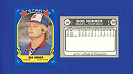 1981 Fleer Star Stickers #99 Bob HORNER