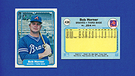 1982 Fleer #436 Bob HORNER