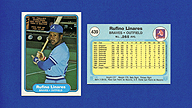 1982 Fleer #439 Rufino LINARES