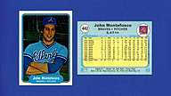 1982 Fleer #442 John MONTEFUSCO