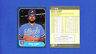 1986 Fleer #510 Rick CAMP