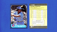 1986 Fleer #526 Rafael RAMIREZ